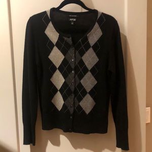 Aptos argyle cashmere cardigan